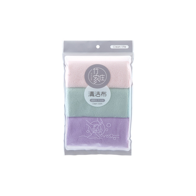 ZJZ-0937 珊瑚绒清洁布3片装