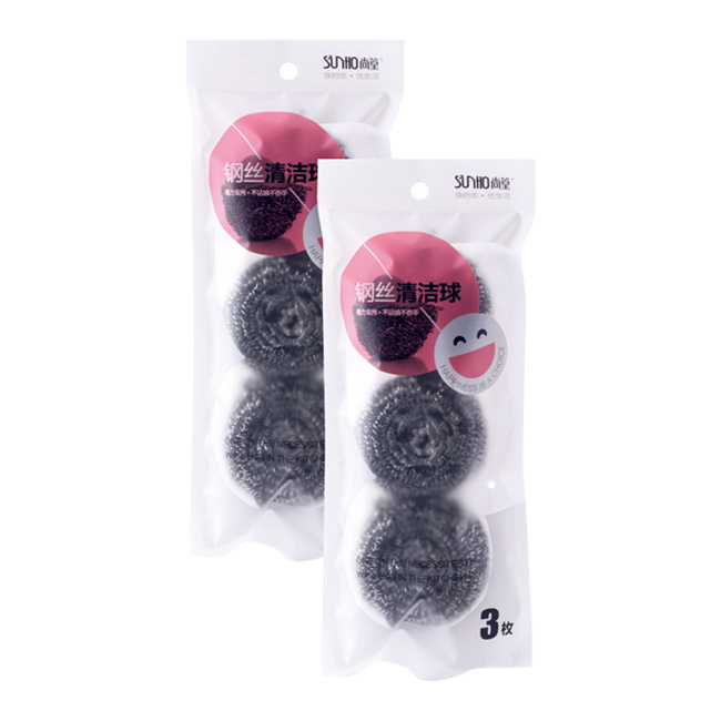 SH-0890 3只装钢丝清洁球