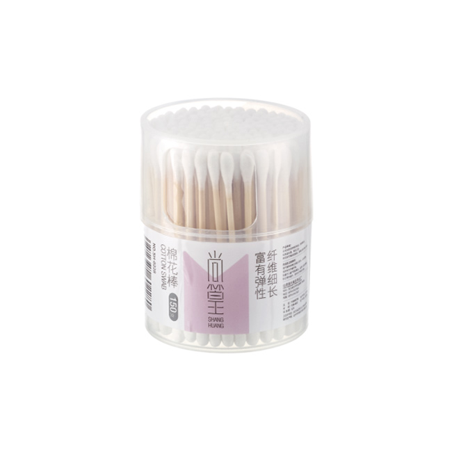 SH-0228 150支旋转易取式转竹棉棒