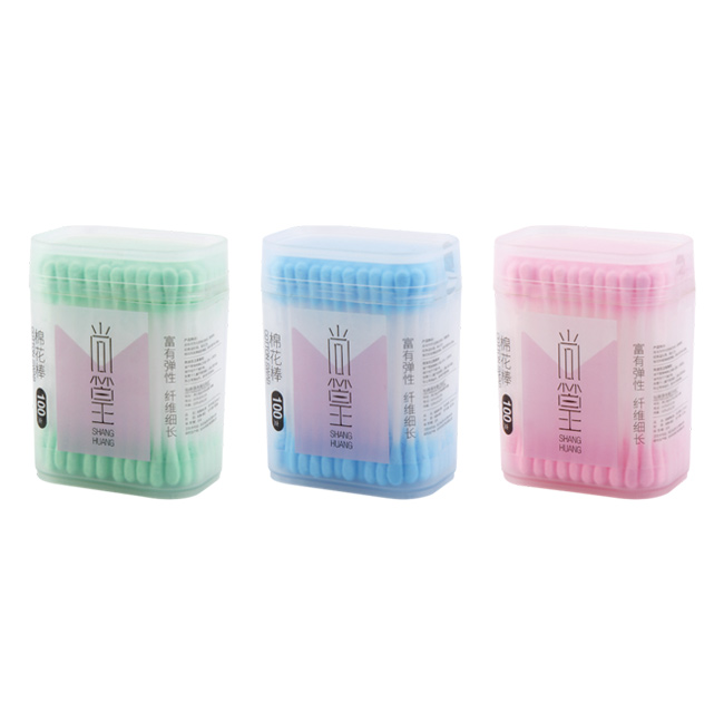 甘肃 SH-0245 磨砂盒棉签100支