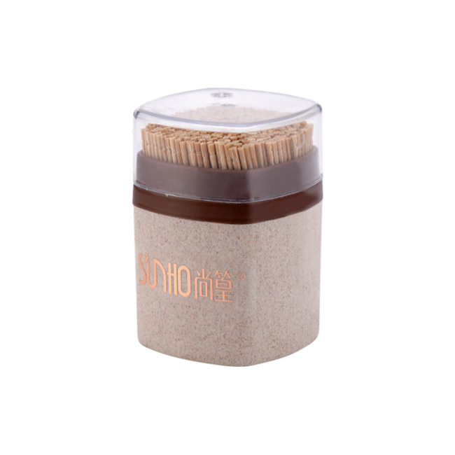 广州SH-0558 麦香牙签瓶（方）